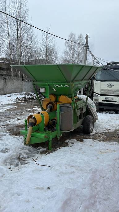 Щучинский ремонтный завод ПВЗ-30 плющилка влажного зерна прицепная
