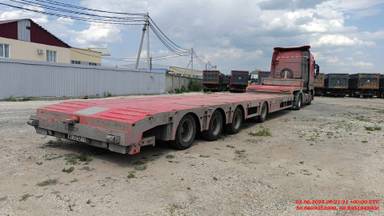 Lider Trailer Global Model 1A Низкорамный трал 4 оси