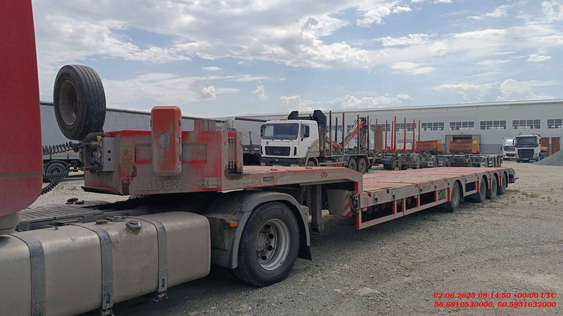 Lider Trailer Global Model 1A Низкорамный трал 4 оси