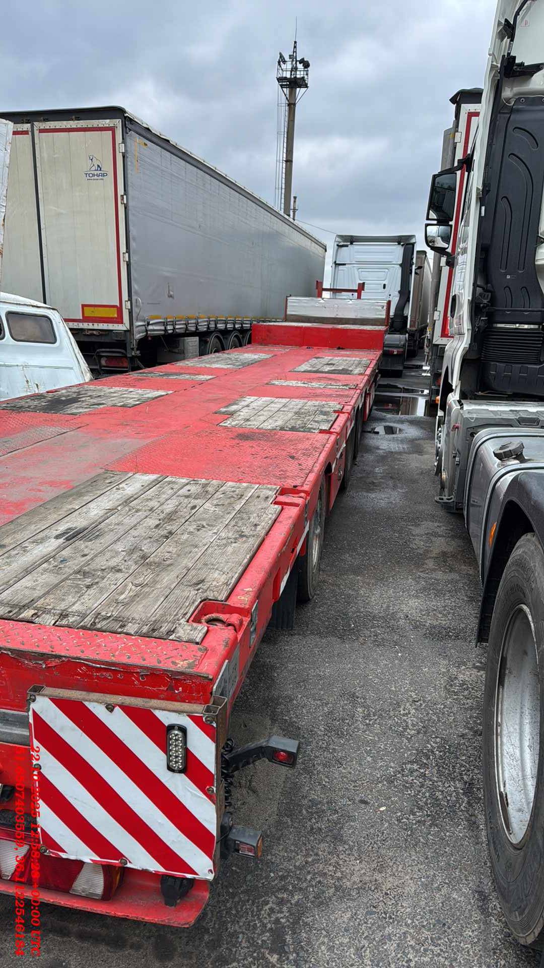 Тверьстроймаш Низкорамный раздвижной полуприцеп 993941-LE35