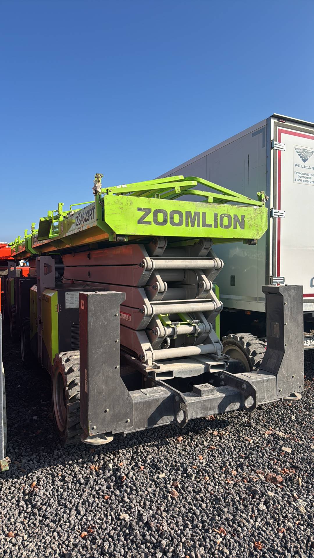 Zoomlion ZS1623RT ножничный подъемник самоходный