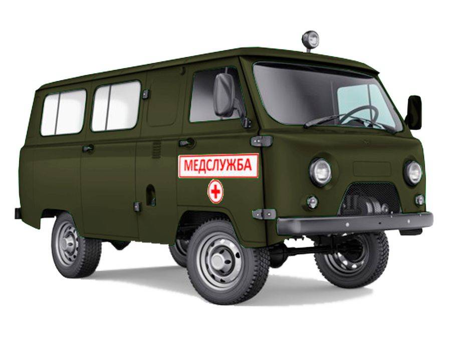 УАЗ 39629 Фургон - Защитный Зеленый