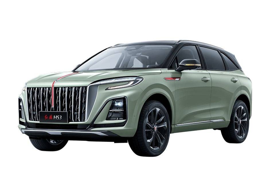 Hongqi HS3 - Светло-Зеленый Metallic С Черной Крышей