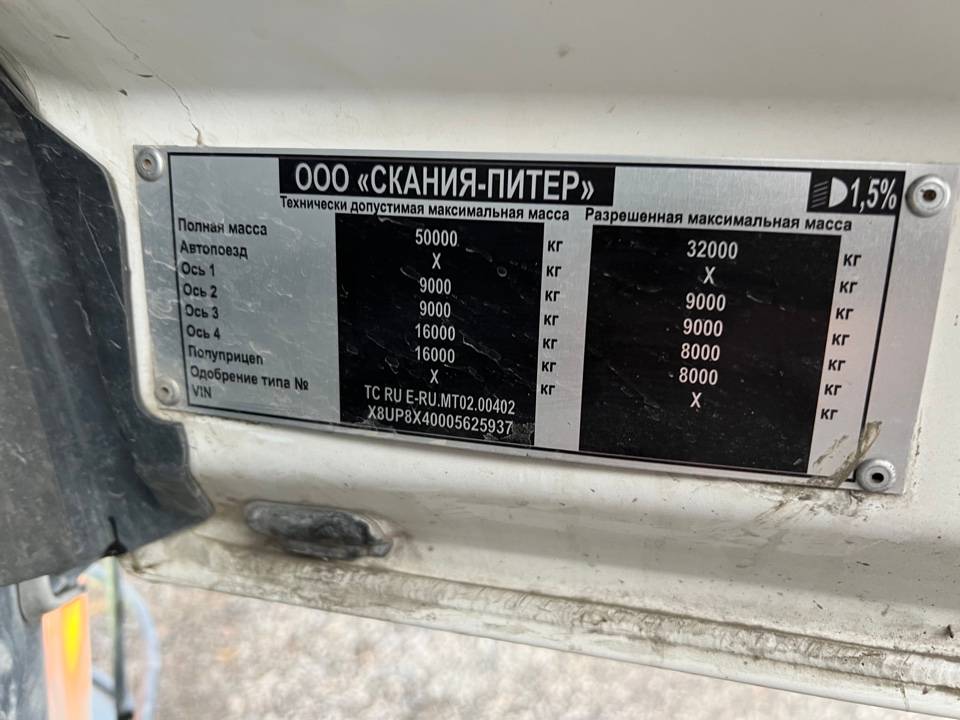 SCANIA P 440 B8x4HZ (L) (СP14) Лот 000004900