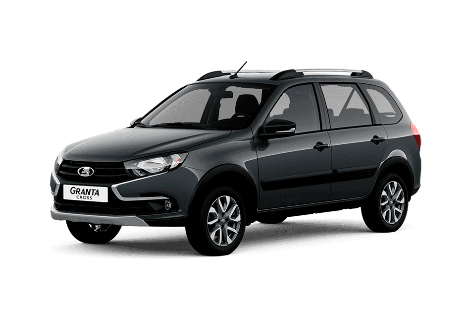 Lada Granta Cross - Борнео (Серебристо-Темно-Серый)