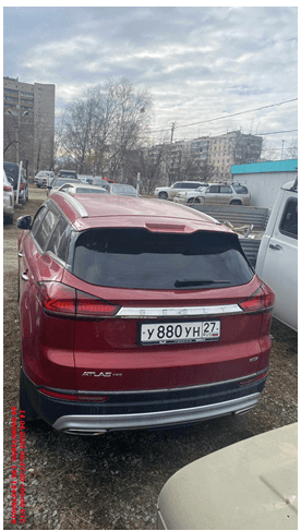 Geely Atlas Pro Лот 000008323