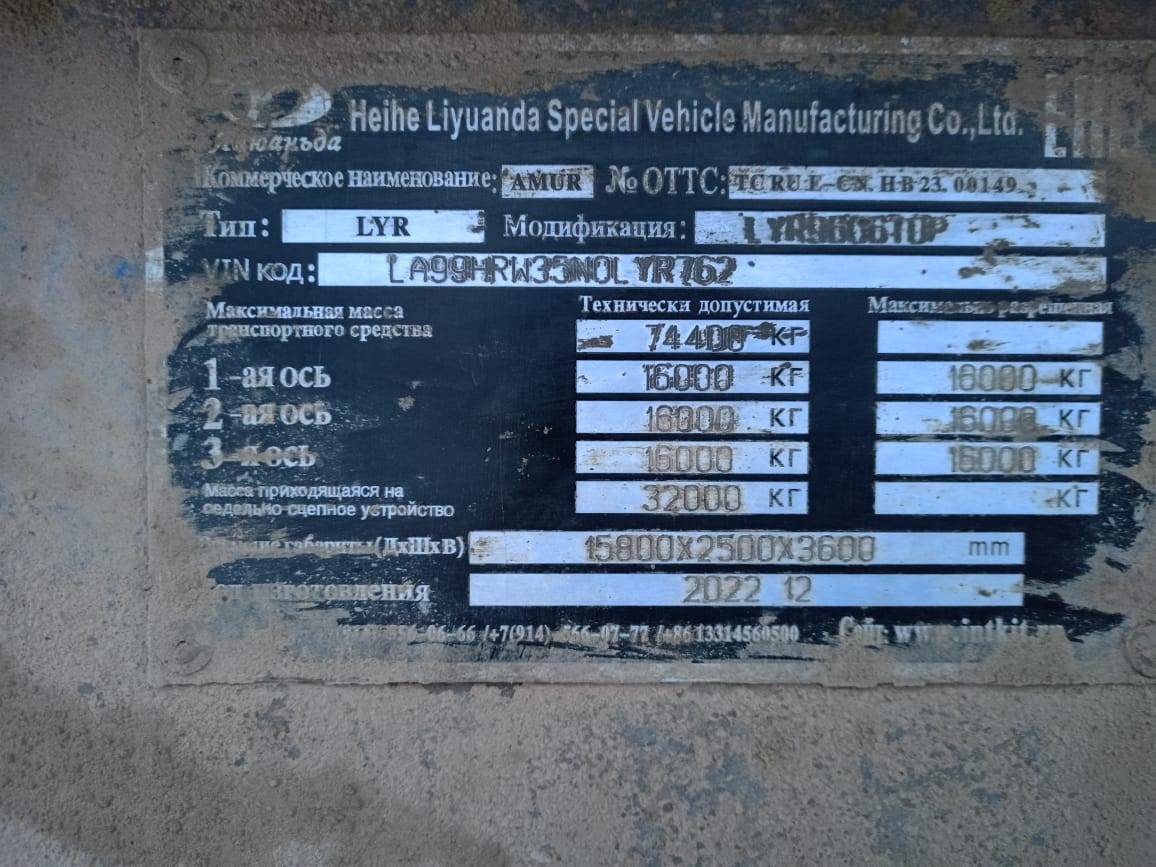 AMUR LYR9606TDP Лот 000001358