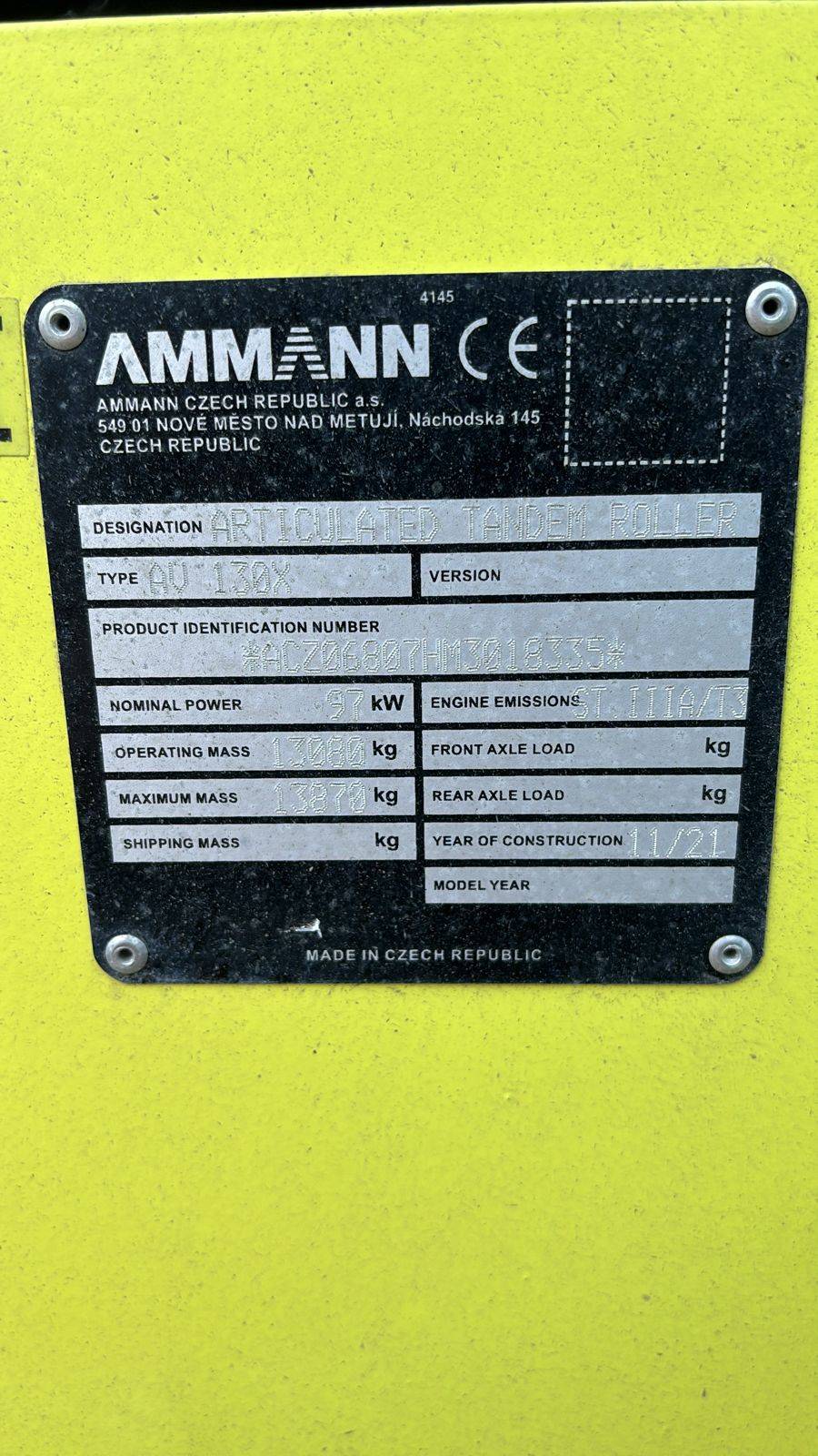 AMMANN AV130X Лот 000002585