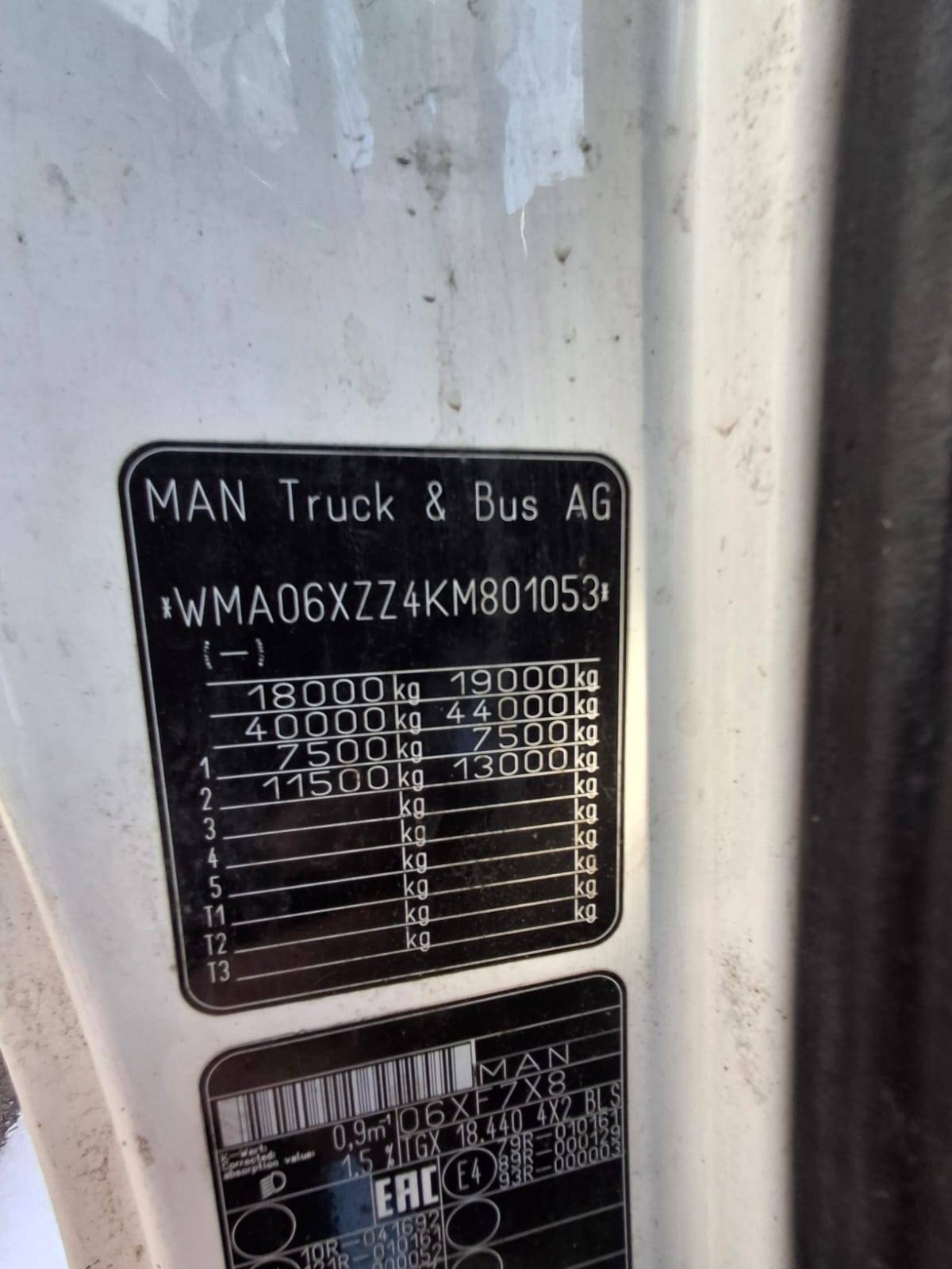 MAN TGS 18.440 4X2 BLS (L) Лот 000006700