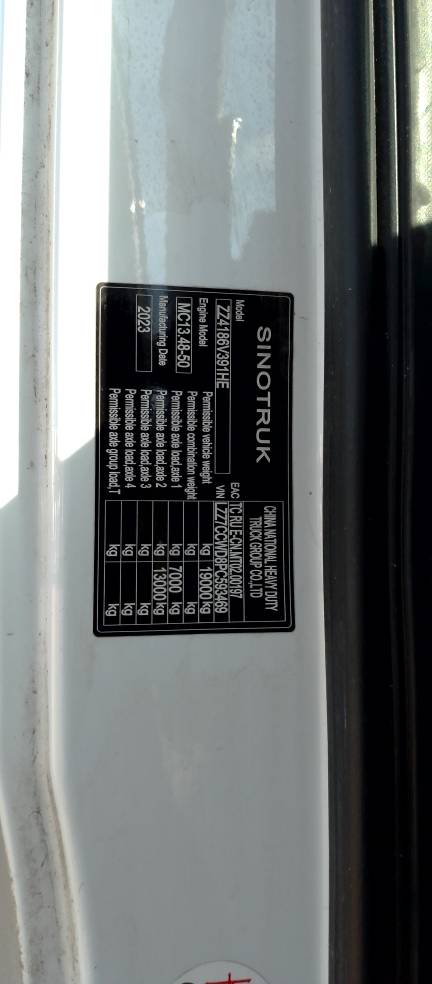 Sitrak ZZ4186V391HE Лот 000008217