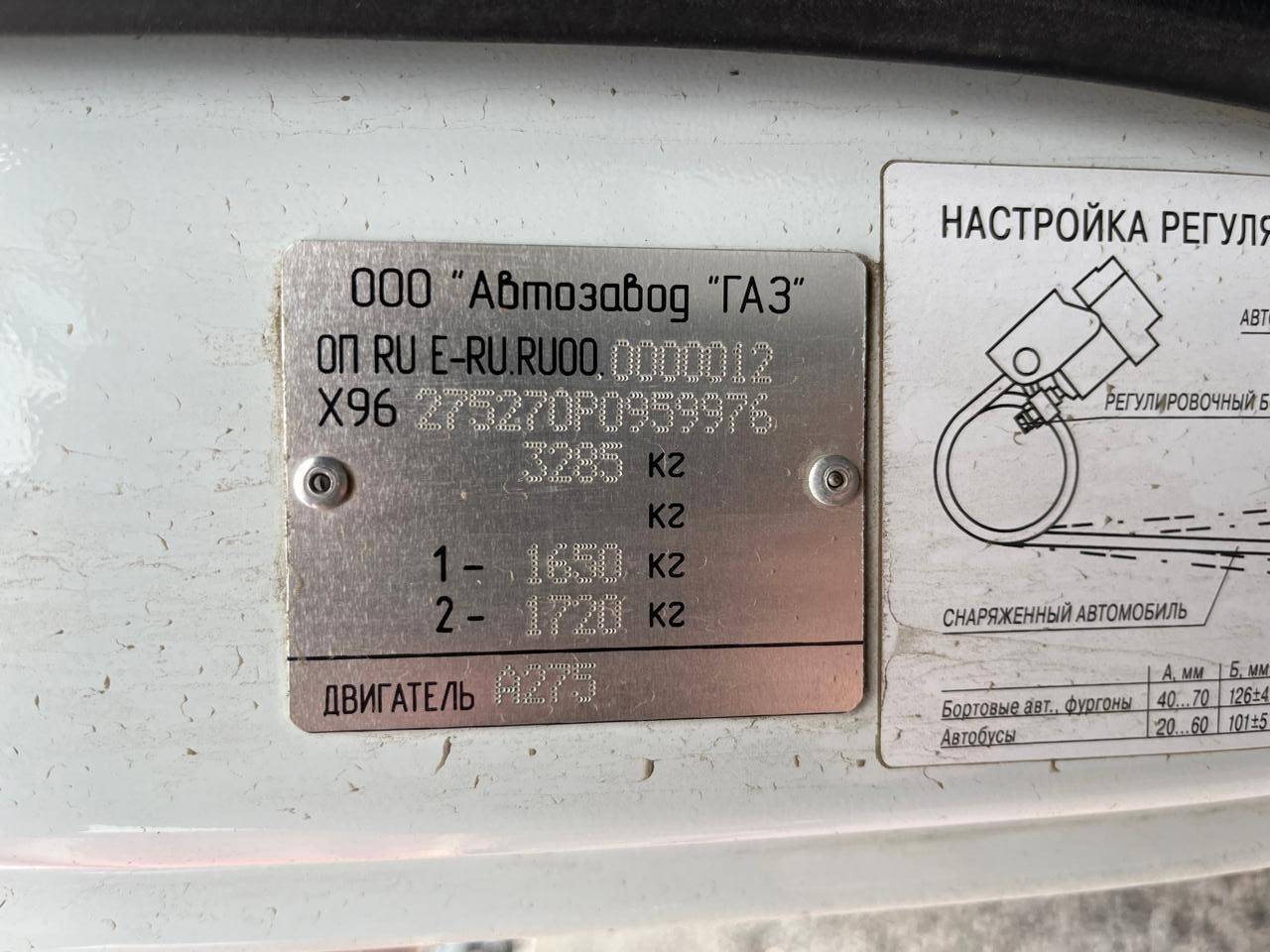 ГАЗ Соболь БИЗНЕС Лот 000008500