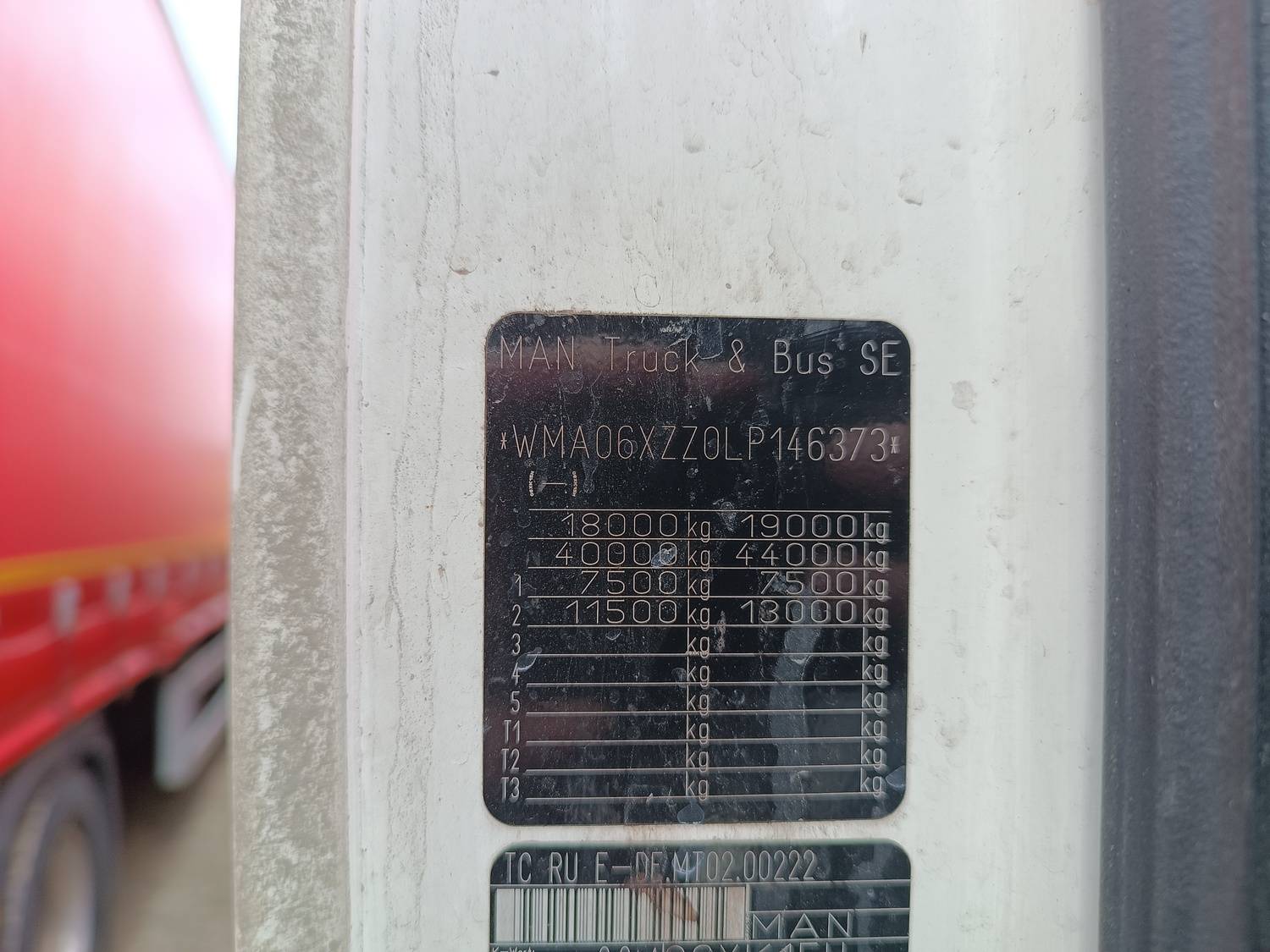 MAN TGX 18.400 4X2 BLS (XL) Лот 000008139