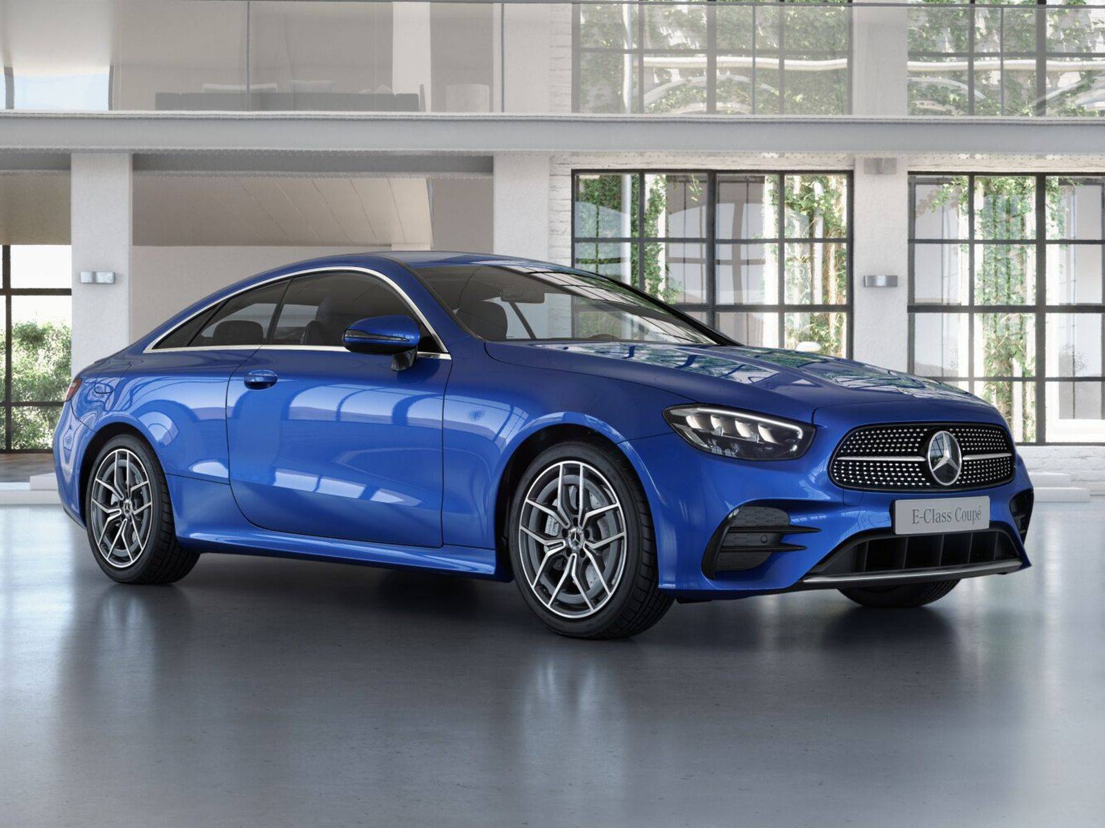 Mercedes-Benz E купе - Синий Бриллиант Metallic