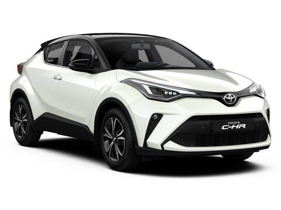 Toyota C-HR - Белый Pearl/Черный