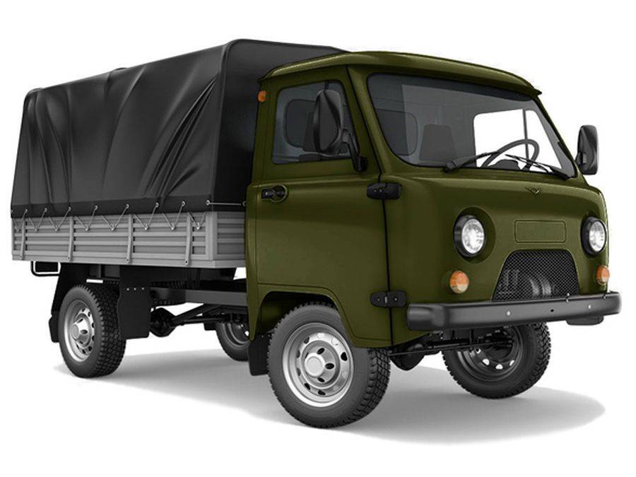 УАЗ 3303 Бортовой - Защитный Зеленый