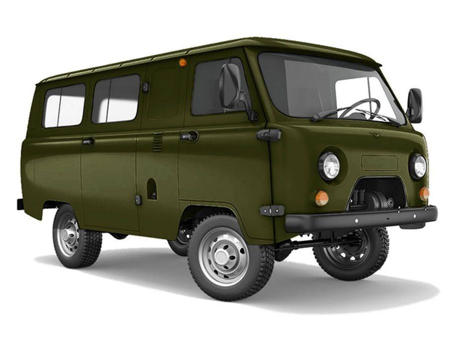 УАЗ 374195 Фургон - Защитный Зеленый